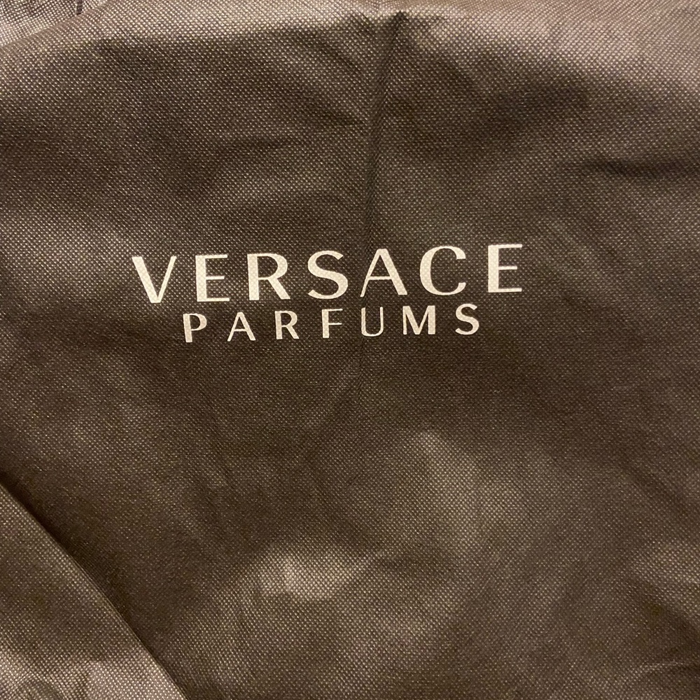 New Versace Parfums Zip Tote Shopper Shoulder Crossbody Bag Greca Key Logo - Picture 10 of 12